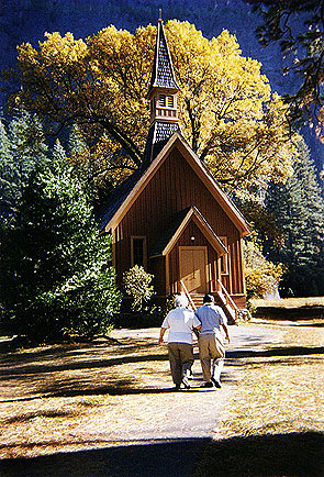 Frank and Willy Rugebregt, Yosemite, October 1997