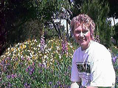 Luann by the fountain